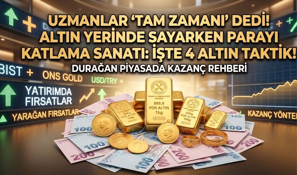Uzmanlar ‘Tam Zamanı’ Dedi! Altın Yerinde Sayarken Parayı Katlama Sanatı: İşte 4 Altın Taktik!